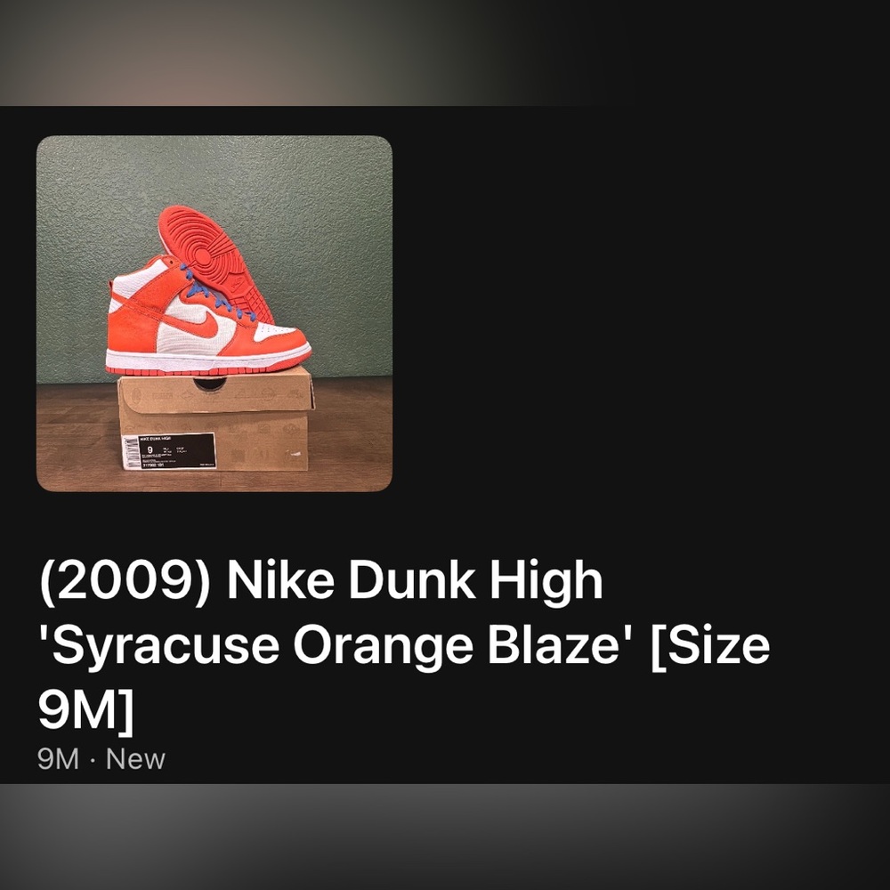 Nike Kids Dunk High Orange Blaze Sneakers